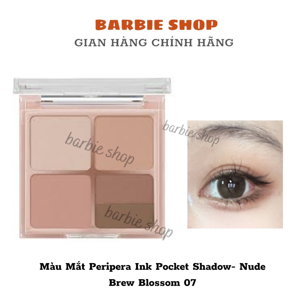 Màu Mắt Peripera Ink Pocket Shadow- Nude Brew Blossom 07 - 02 - 06