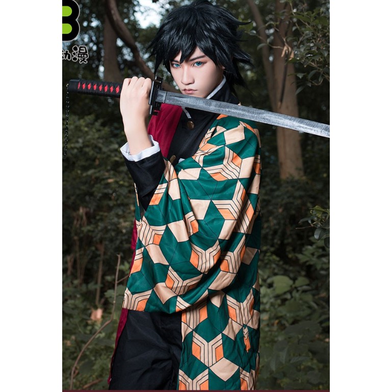 [Có sẵn-Order] lẻ áo choàng haori hóa trang cosplay Tanjiro Zenitsu Giyuu Shinobu Kimetsu no Yaiba