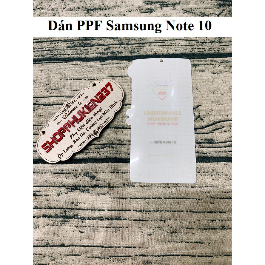 Dán Dẻo PPF Samsung S20 , S20 PLUS , S20 ULTRA , Note 10 , Note 10 Plus , Note 10 Pro Dán Dẻo Mặt Trước PPF Cao Cấp