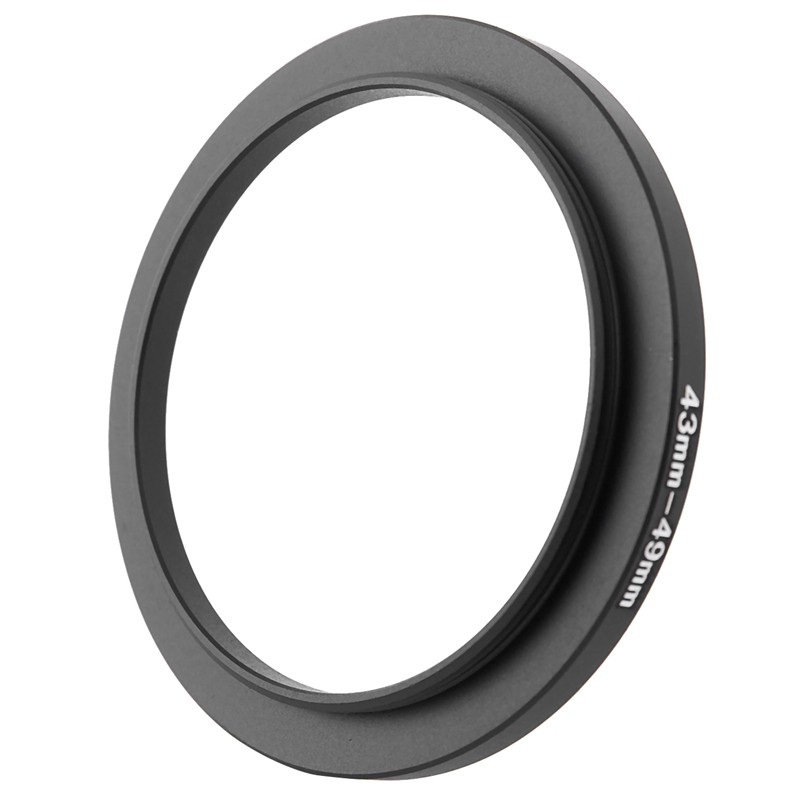 43mm to 49mm Metal Step Up Filter Ring Adapter for Camera