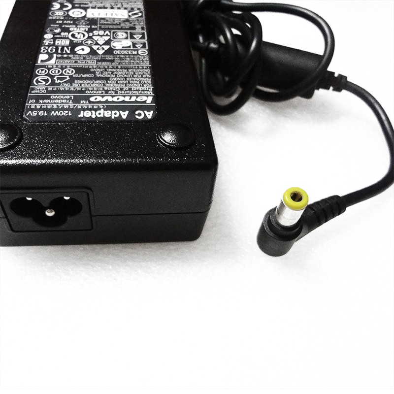 ZIN QUA SỬ DỤNG  Sạc ADAPTER Laptop Lenovo 120W Đầu Tròn 19.5V – 6.15A