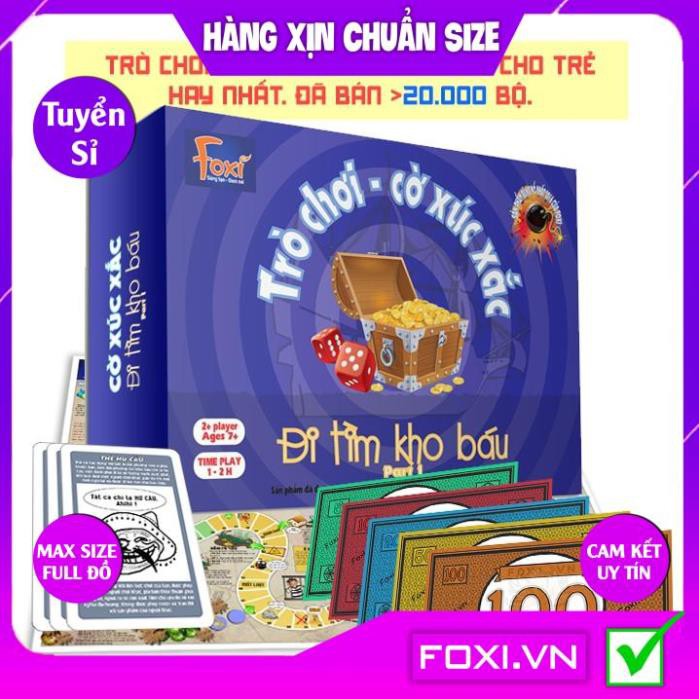 Board game-Đi tìm kho báu phần 1-Foxi-trò chơi gia đình tương tác phát triển tư duy trí tưởng tượng và vui nhộn