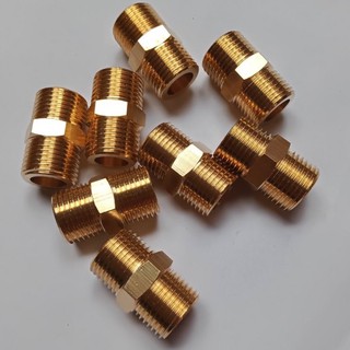 Nối Ren Ngoài 2 Đầu - Kép Đồng Ren 15 [ Nối ren 1/2]