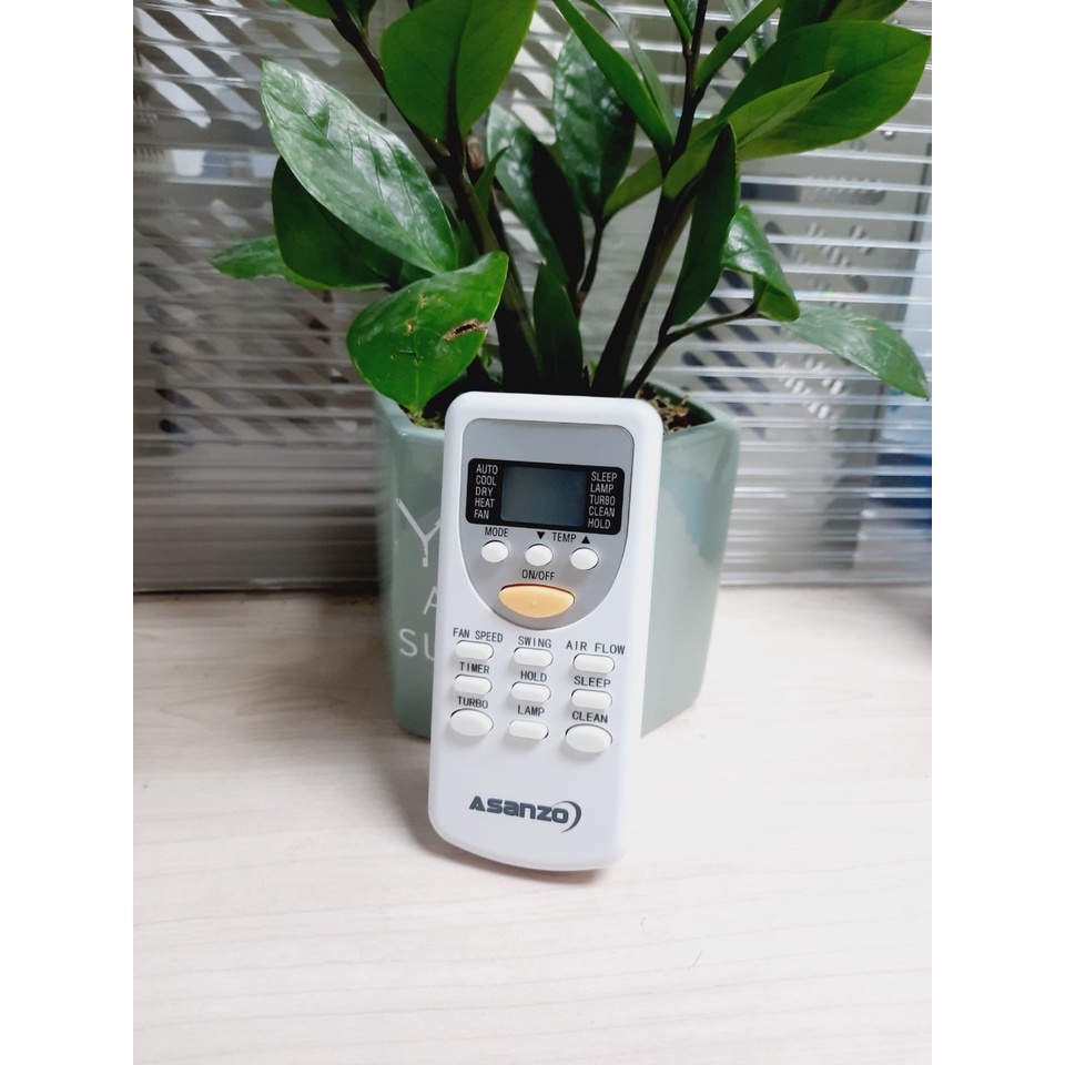 Remote Điều khiển điều hòa máy lạnh Asanzo 1 &amp;2 chiều Inverter- Hàng mới chính hãng 100% Tặng kèm Pin!!!