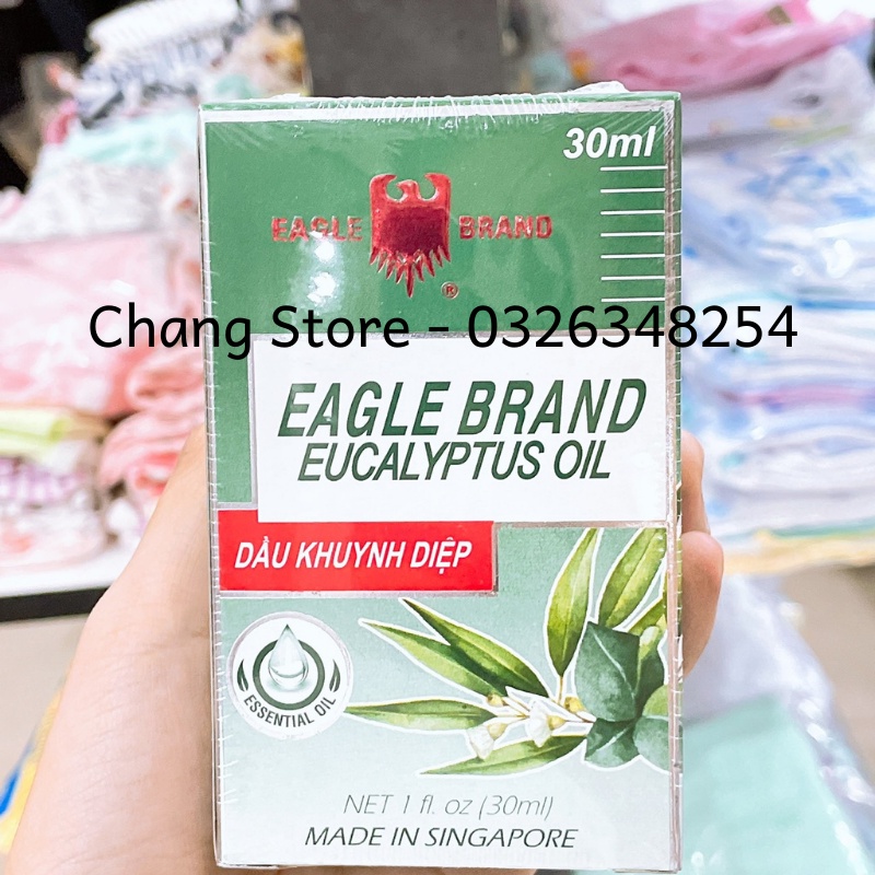 [DATE 2026] Dầu Khuynh Diệp Eagle Brand Xuất Xứ Singapore 30Ml, An Toàn Cho Trẻ Sơ Sinh