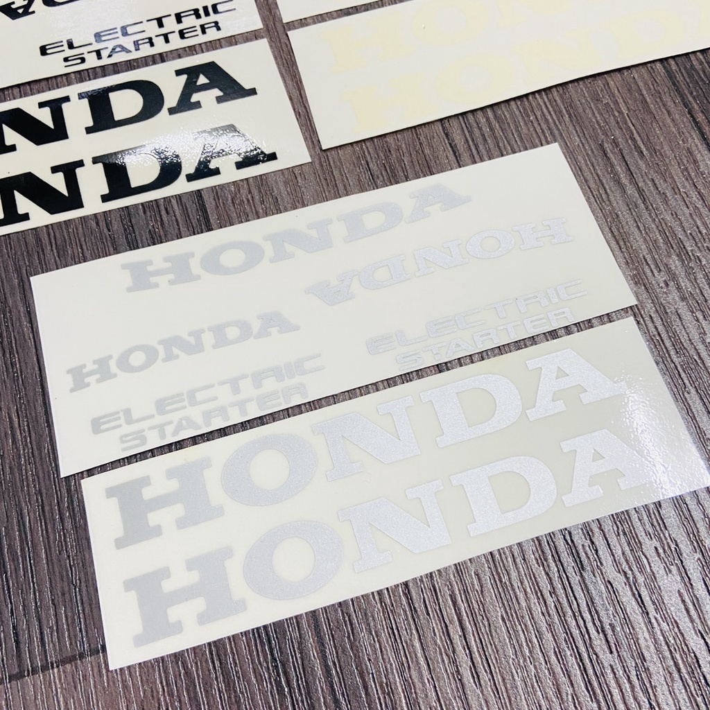 BỘ TEM CHỮ HONDA NHIỀU KÍCH THƯỚC SIÊU ĐẸP