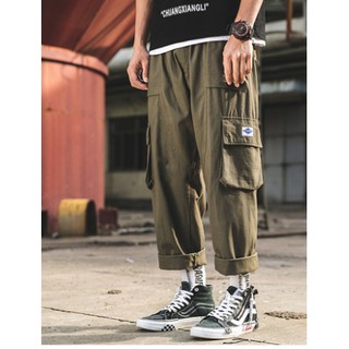 (ORDER) Quần Kaki Nam suông rộng túi hộp style cá tính Ulzzang