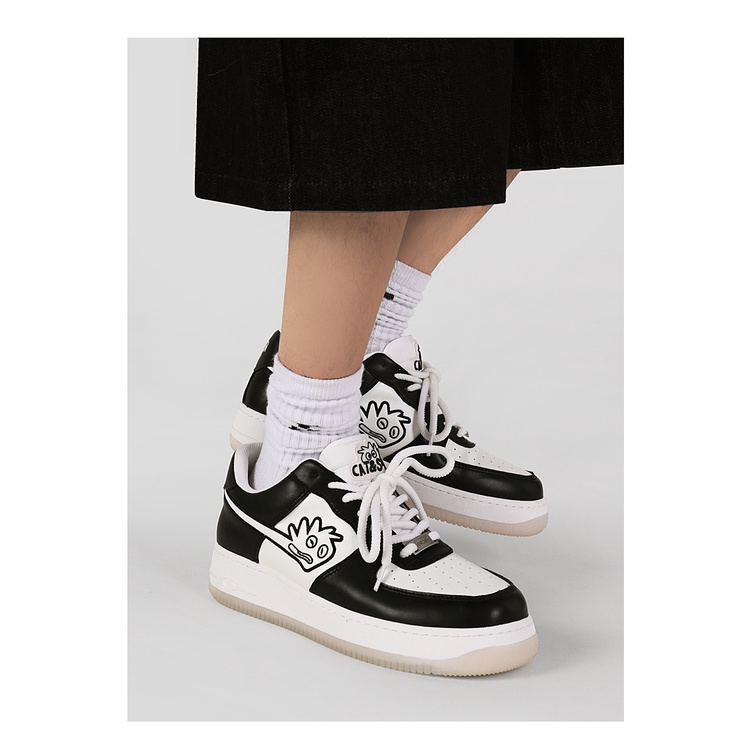 Giày Cat & Sofa Panda White Black Chính Hãng 💙SIMPLE SNEAKER💙 Giày Sneaker Cat Sofa Panda Phong Cách Trẻ Trung AC201