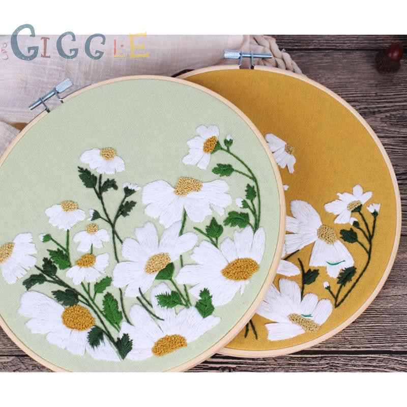 Bộ Tranh Thêu Chữ Thập Tự Làm Họa Tiết Hoa 3d Xinh Xắn