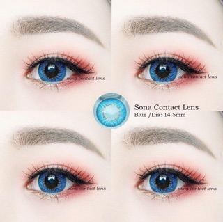 Lens mắt màu blue siêu xinh
