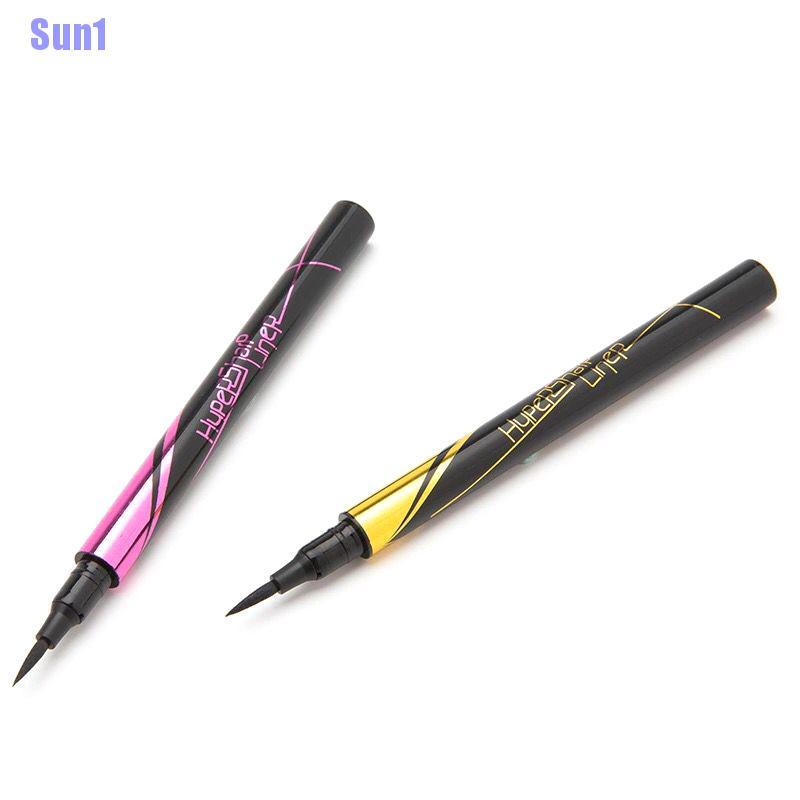 (Hàng Mới Về) Bút Kẻ Mắt Chống Nước Lâu Trôi Thiết Kế Vỏ Màu Vàng