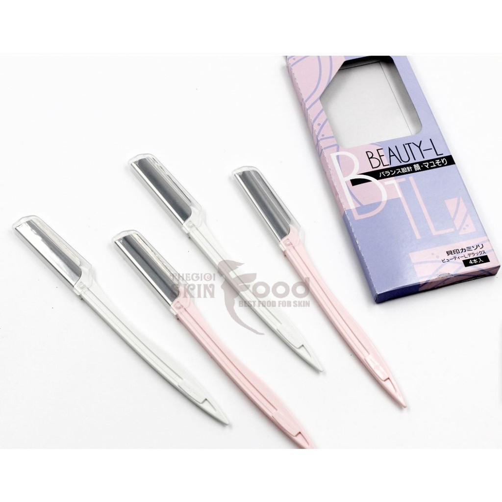 Dao Cạo Lông Mặt Thân Kim Loại Kai Razor Beauty