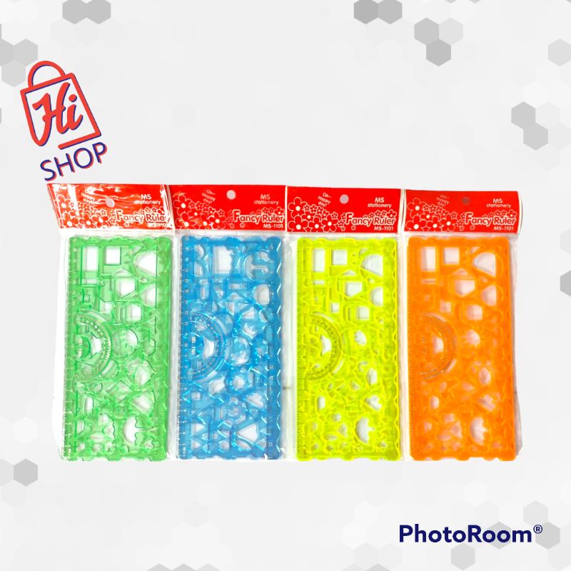 Thước Hình Dạng Và Nơ 2in1