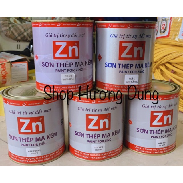 Sơn thép mạ kẽm, sơn Zn loại 800g