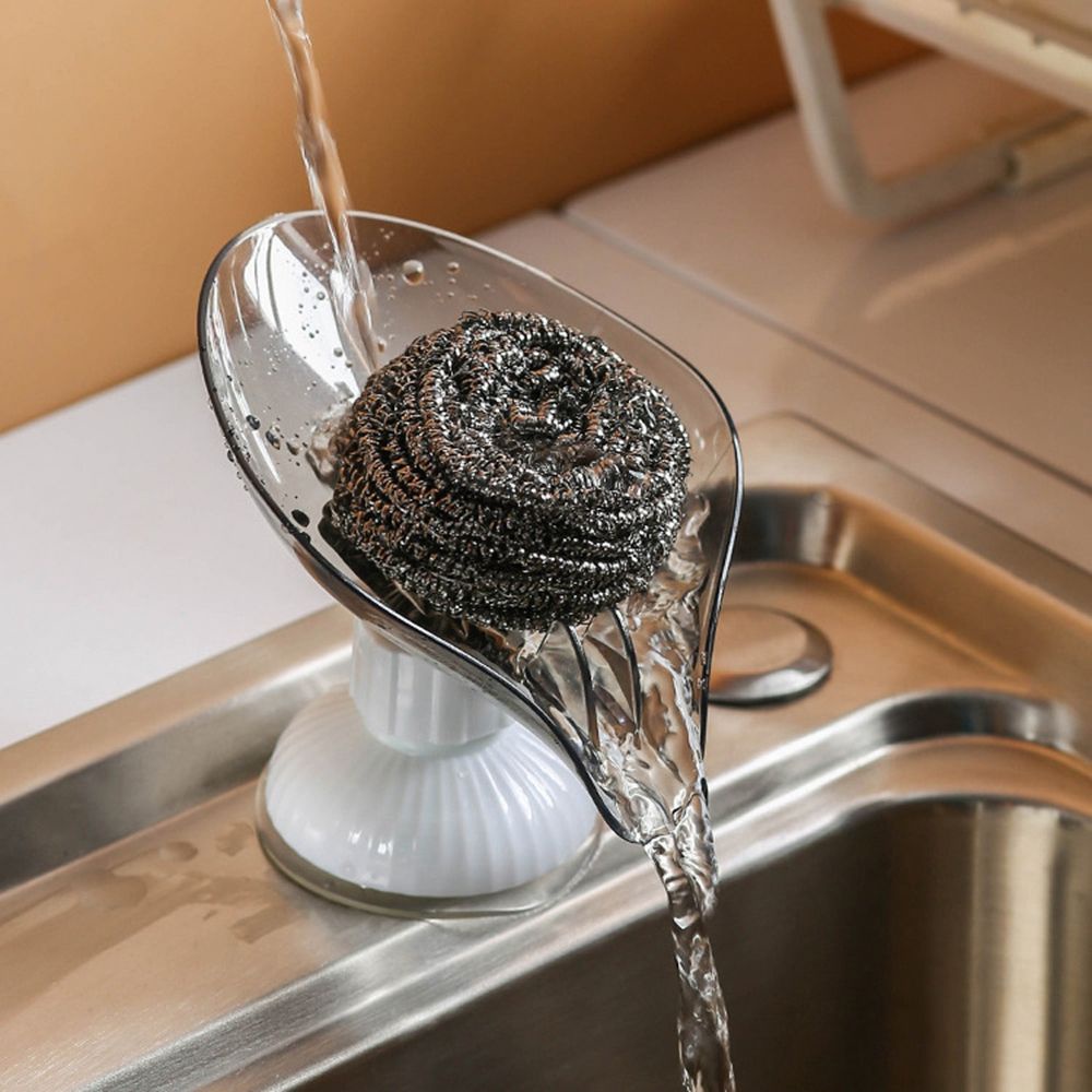 1 Giá Đỡ Xà Phòng Bằng Nhựa Nhiều Màu Có Giác Hút Không Cần Khoan Lỗ Đa Năng