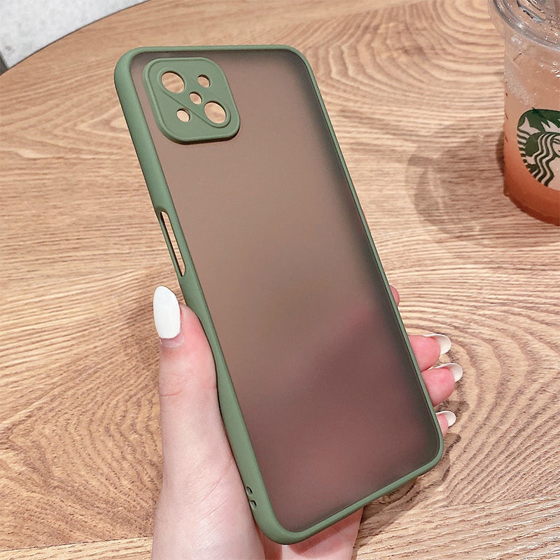 Ốp điện thoại cứng mặt nhám trong suốt chống sốc dành cho OPPO A96 A76 A74 A94 A93 A92 A72 A52 A53 A15s A15 A31 A5 A9 2020 A15s 5G 4G 2022