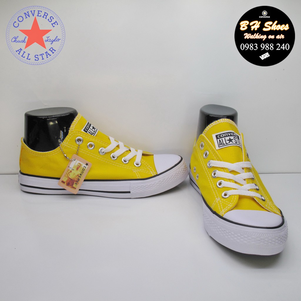 [Hộp CV] Giày Converse classic cổ thấp cổ điển vải canvas nam nữ cao cấp đầy đủ tem, tag, tặng kèm hộp hãng.