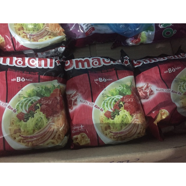 Mì tôm omachi đủ loại