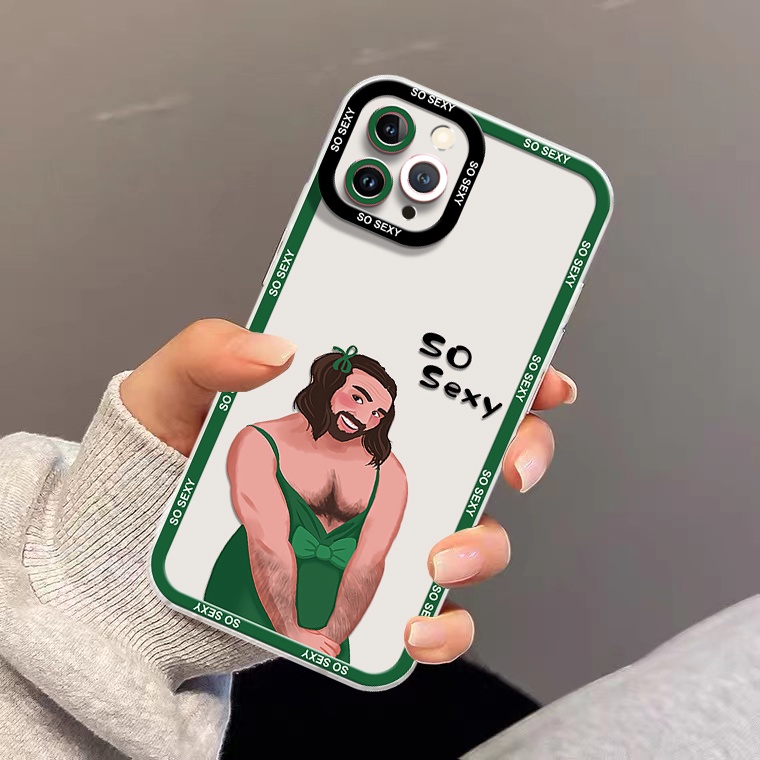 Ốp Điện Thoại Silicon TPU Mềm Trong Suốt Chống Sốc Thời Trang Cho IPhone 14 13 Pro X XR XS Max 11 12 6 6S 7 8 14 Plus