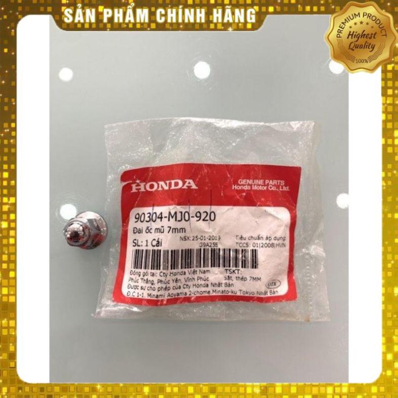 Ốc honda inox 7ly gắn nắp 4 lỗ đầu bò xe wave dream