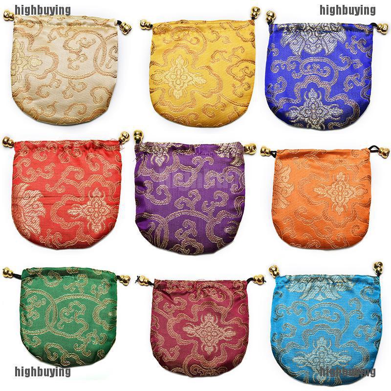 Túi Satin Thêu Đám Mây Truyền Thống Trung Hoa Đẹp Mắt