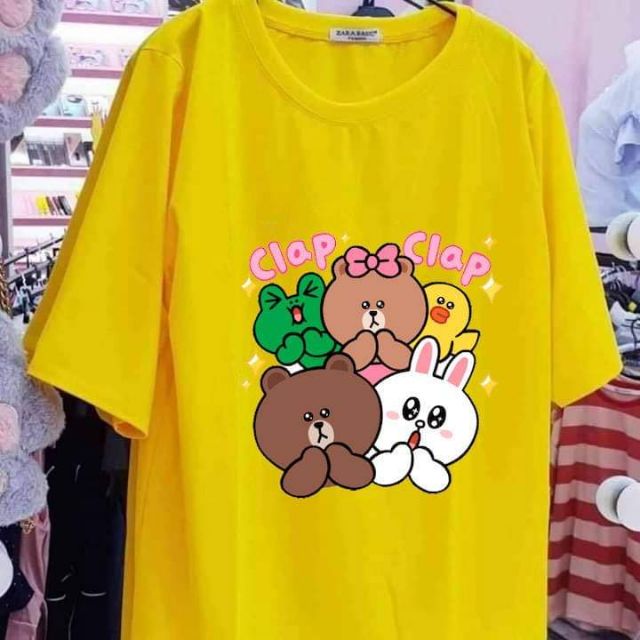 Áo Thun Nữ  FREESHIP  Giảm Ngay 5K Khi Nhập [ AO THUN ] - Áo Unisex Tay Lỡ giá rẻ màu vàng