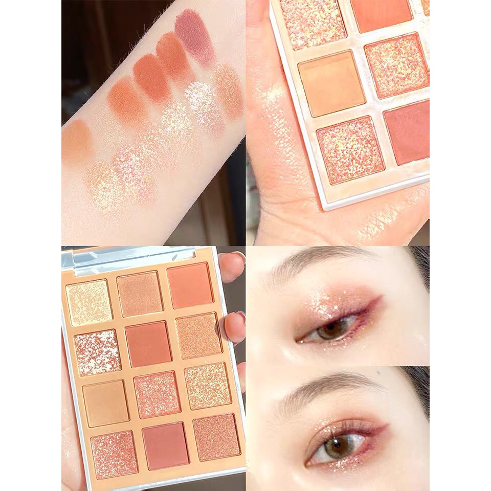 Phấn mắt 12 Ô Màu TUTU AROMA Multicolored Blue Eyeshadow Hot Trend 5331 | BigBuy360 - bigbuy360.vn