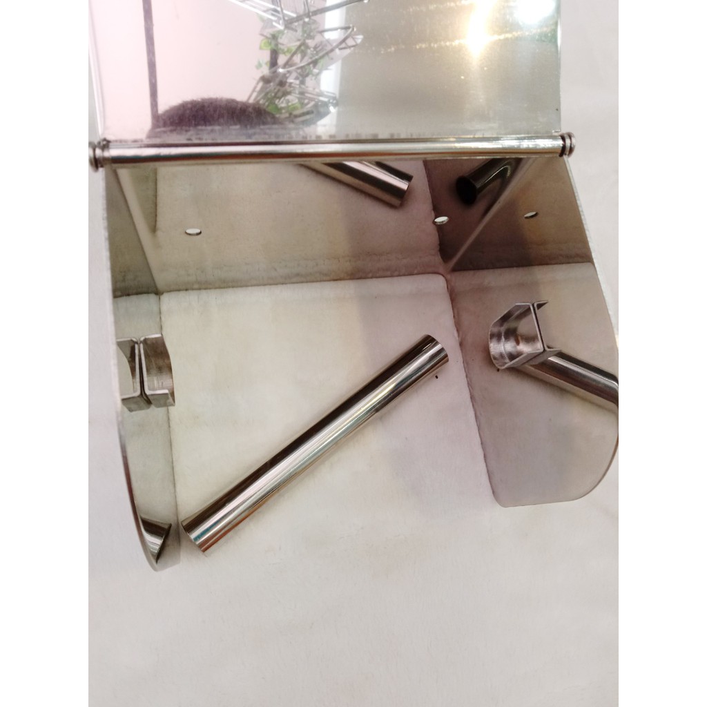 Hộp đựng giấy vệ sinh Kibath inox 304 bóng, KB-717