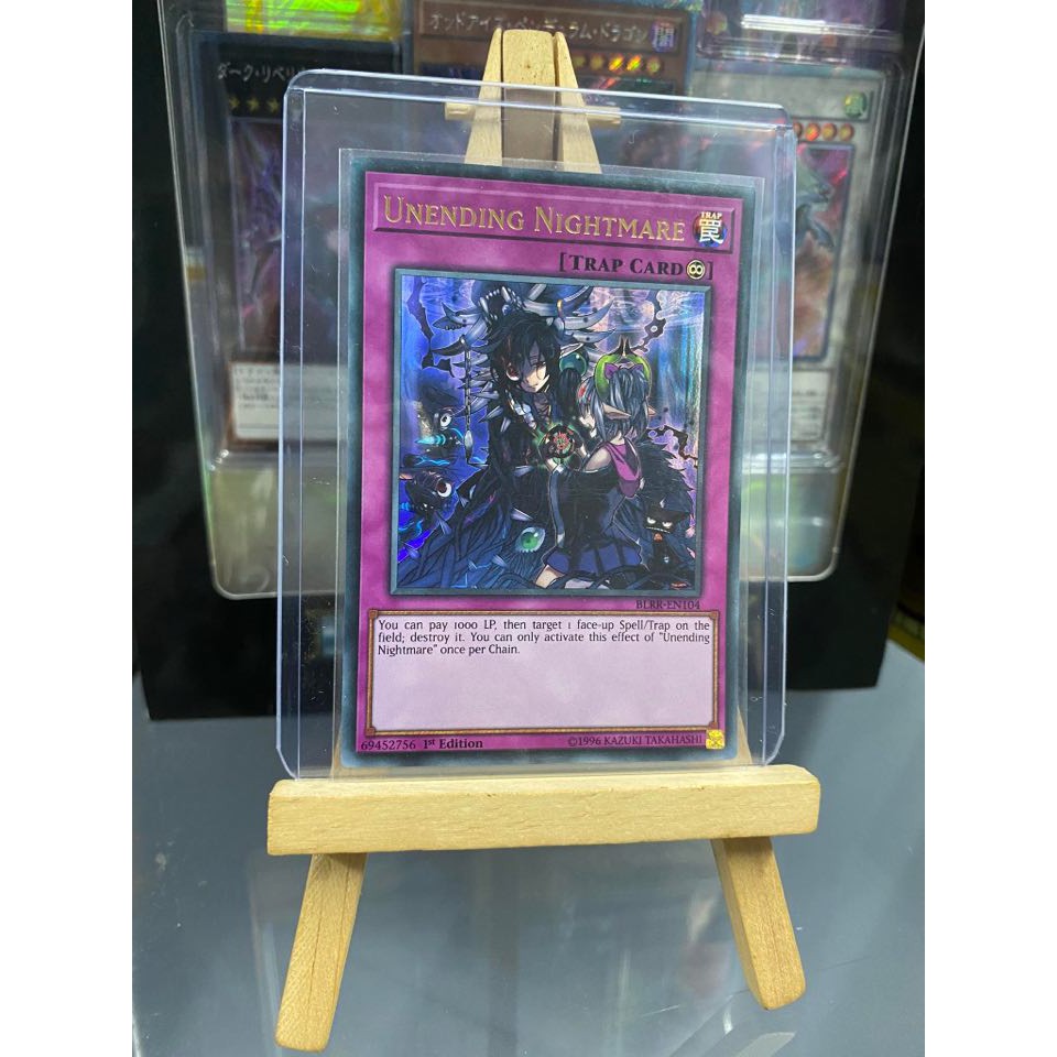 [ Dưa Hấu Yugioh ] Lá bài thẻ bài Unending Nightmare - Ultra Rare - Tặng bọc bài nhựa bảo quản