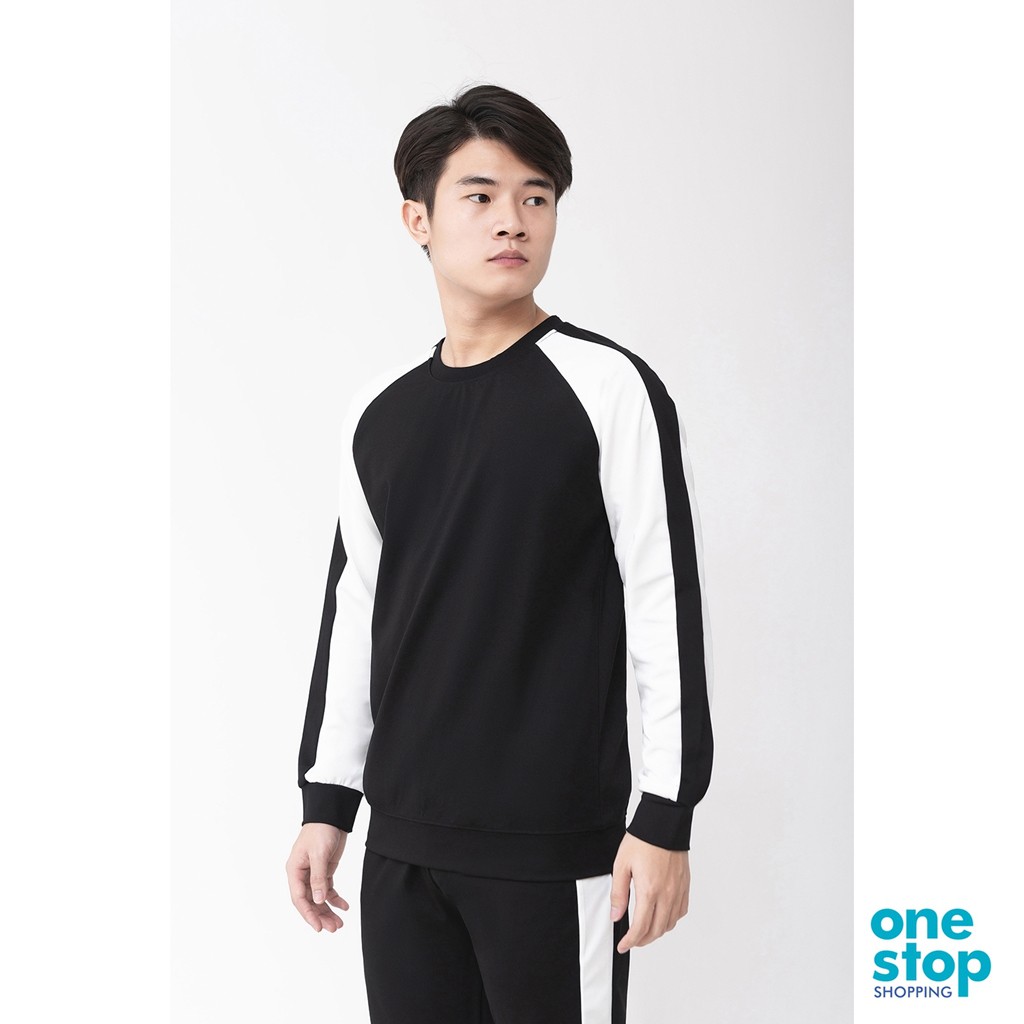 Bộ thể thao cổ tròn thời trang thu đông nam phong cách one shop