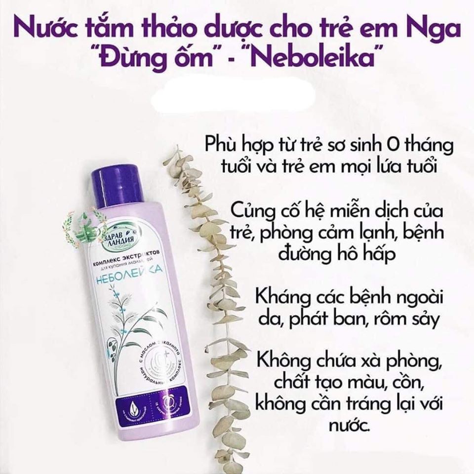Tắm thảo mộc chống cảm Nga