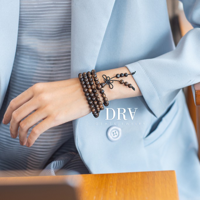 📿 Chuỗi Vòng Tay Trầm Hương Sánh Chìm 108 Hạt (6mm), Trang Sức Phong Thủy Cầu Bình An | BigBuy360 - bigbuy360.vn