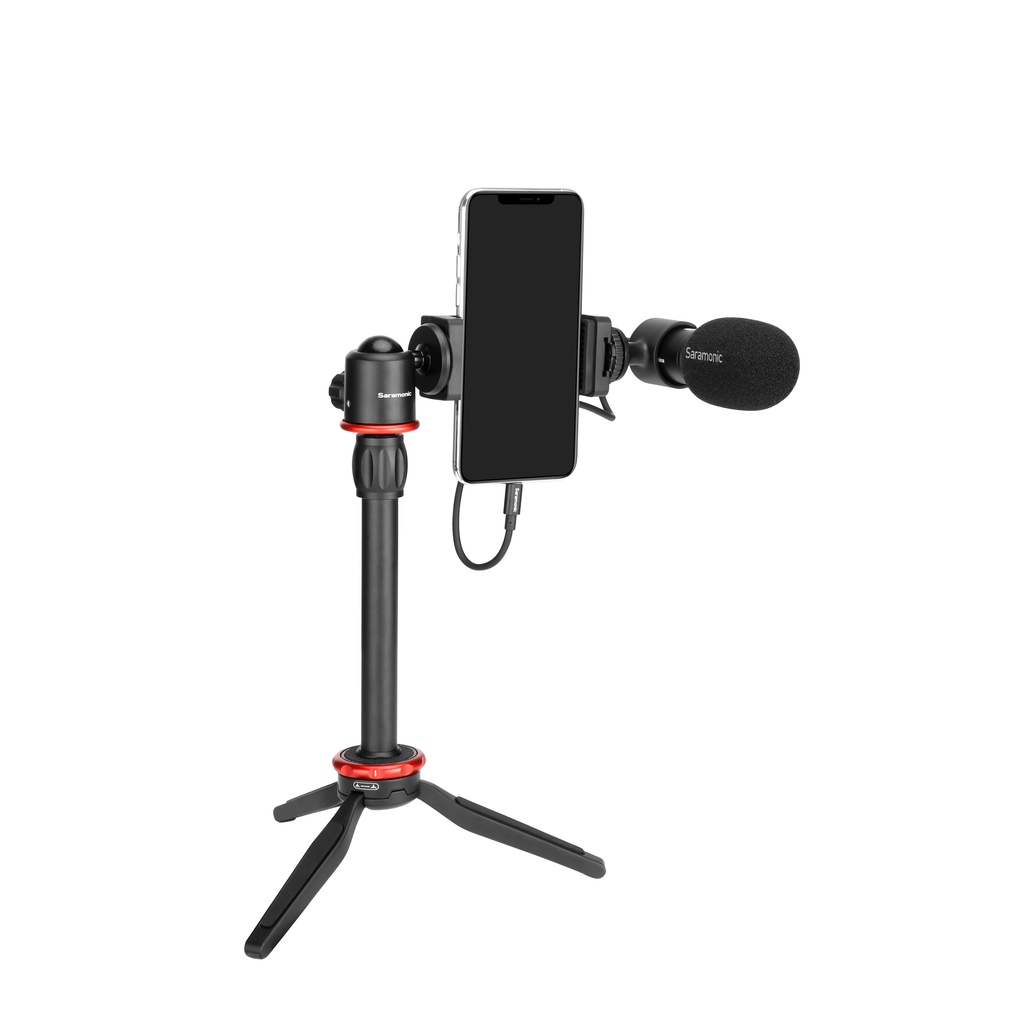 Bộ Thiết Bị Thu Âm Saramonic MTV - Hỗ Trợ Quay Video Ổn Định Trên Điện Thoại - Bảo Hành Chính Hãng 24 Tháng