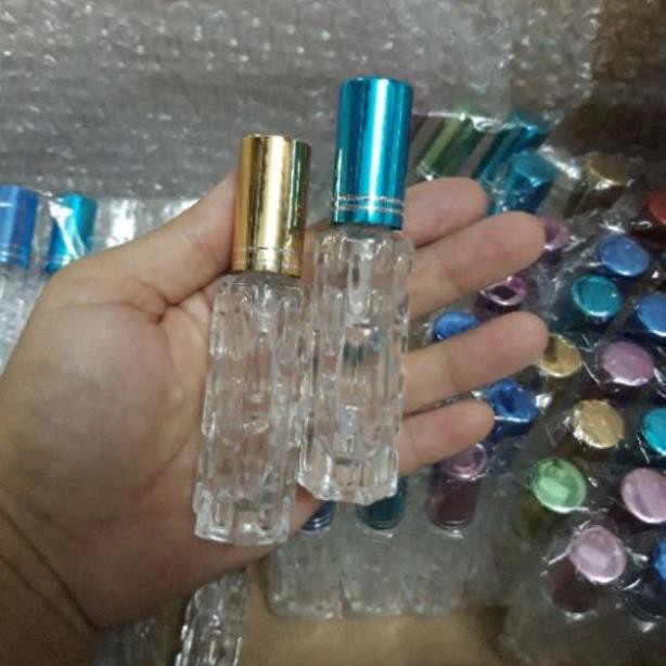 Lọ Chiết Nước Hoa ❤ SIÊU RẺ ❤ Chai lọ chiết nước hoa khổ qua 10ml,15ml đựng dầu thơm, phụ kiện du lịch