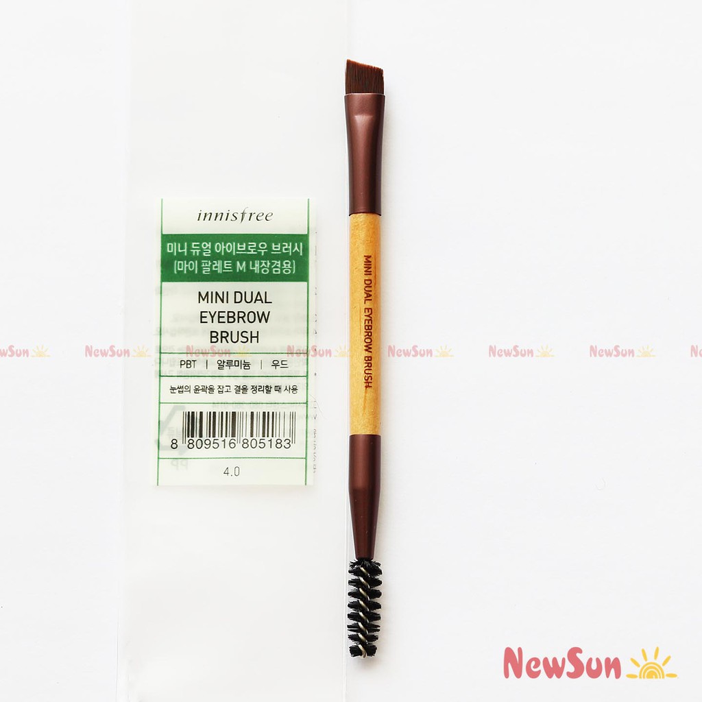 Cọ chải mày 2 đầu Innisfree Mini Dual Eyebrow Brush Hàn quốc