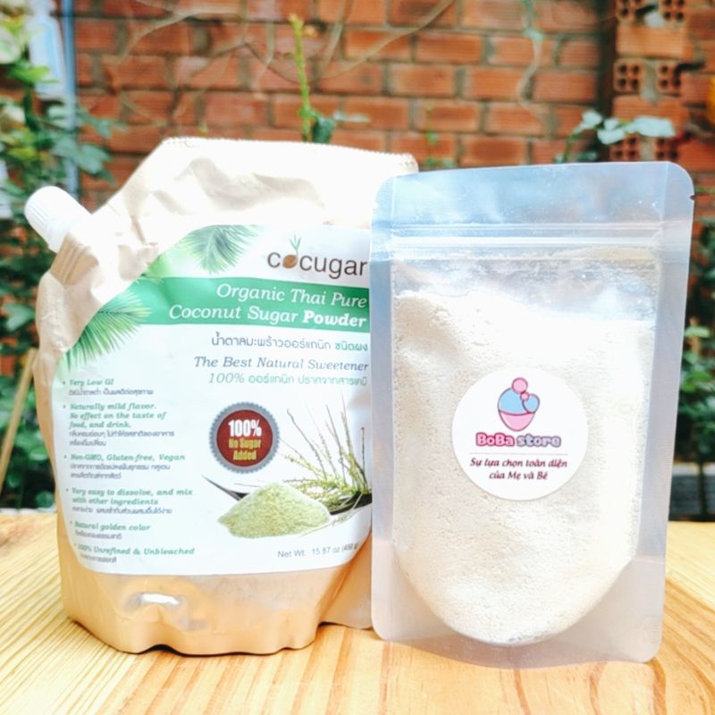 Đường dừa hữu cơ Cocugar dạng bột tại BoBa store
