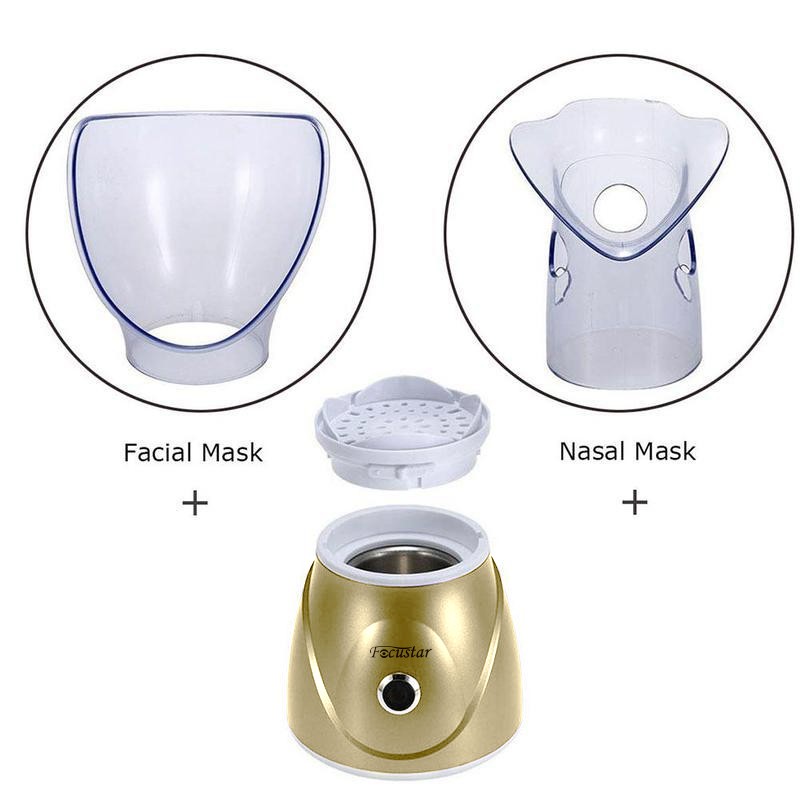 Dụng cụ làm đẹp dưỡng ẩm đa chức năng, máy xông hơi mũi, máy xông hơi mặt, 2 trong 1