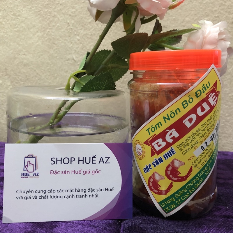1 hủ Tôm chua Bà Duệ 400g  loại đặc biệt - Đặc sản Huế