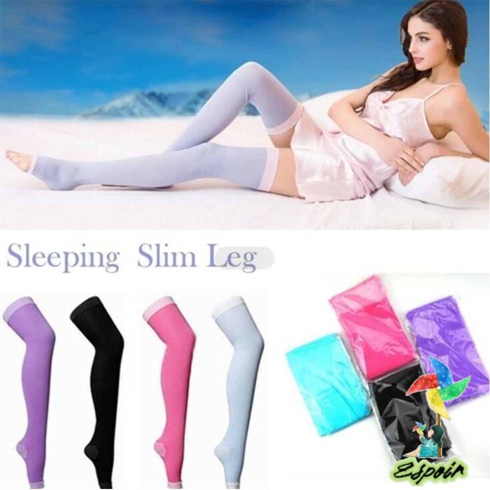 1 Cặp Vớ Nén Bắp Đùi Ngủ Định Hình Dáng Thon Gọn