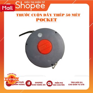 Thước cuộn dây thép Pocket 50m siêu bền