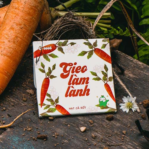 Phong bao hạt giống Gieo Làm lành - Hạt cà rốt