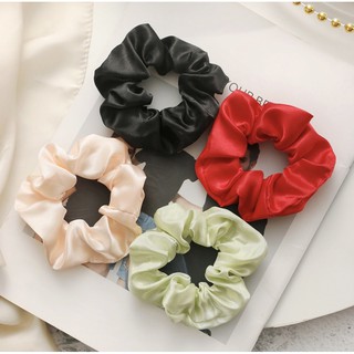 Buộc tóc scrunchies vòng lụa cao cấp