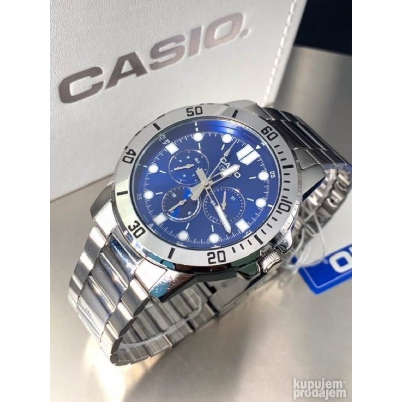 Đồng hồ nam dây kim loại Casio Anh Khuê MTP-VD300D-2EUDF