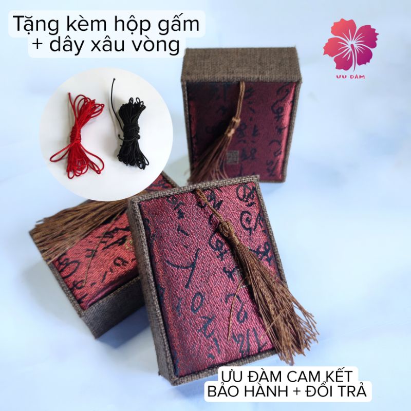 Vòng tay gỗ trắc đỏ cứng bền thơm, vòng tay phong thủy ưu đàm | BigBuy360 - bigbuy360.vn