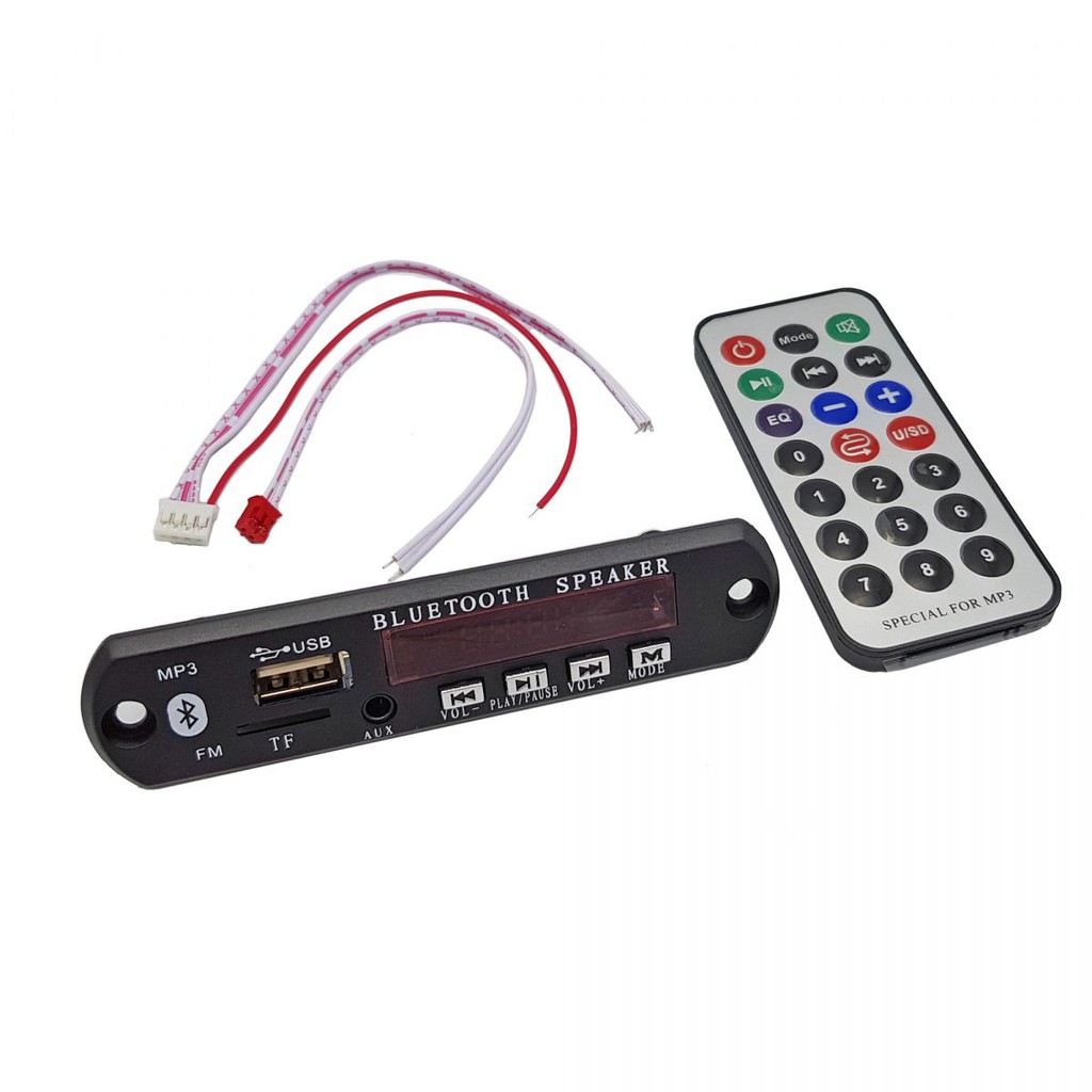 Mạch MP3 tích hợp Bluetooth, FM, Kèm remote hồng ngoại - WFHL