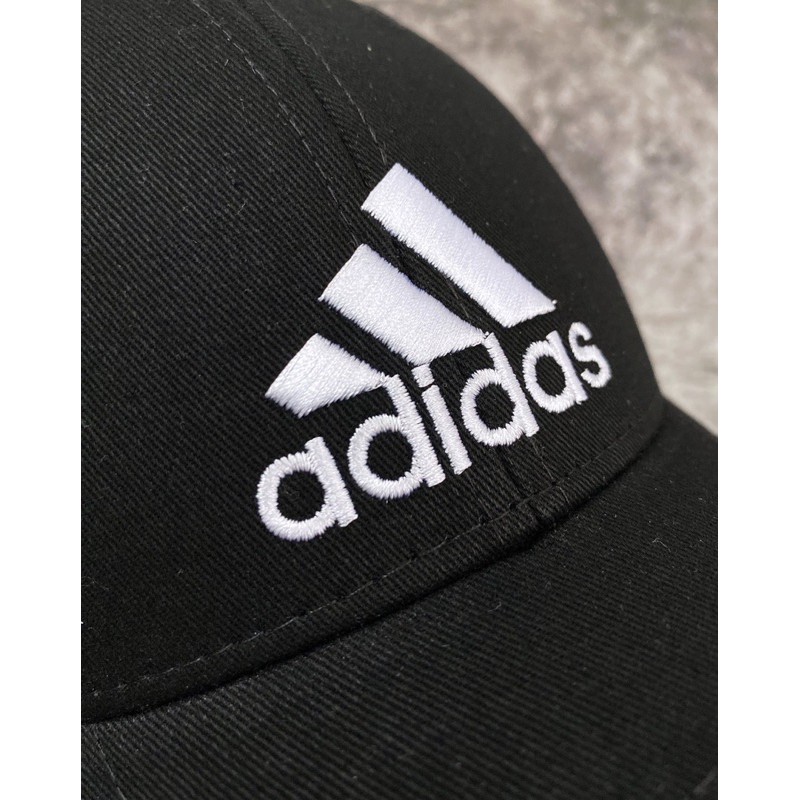 | Ảnh Thật | Mũ Lưỡi Trai Das Đen Logo Trắng