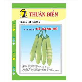 HẠT GIỐNG CÀ XANH MỠ