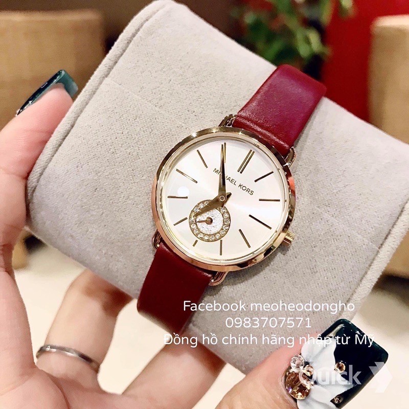 ĐỒNG HỒ NỮ MICHAEL KORS PETITE PETITE BURGUNDY