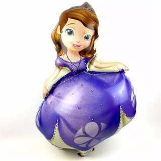 Bong bóng kiếng công chúa Sofia hồng tím - Princess Foil Balloon