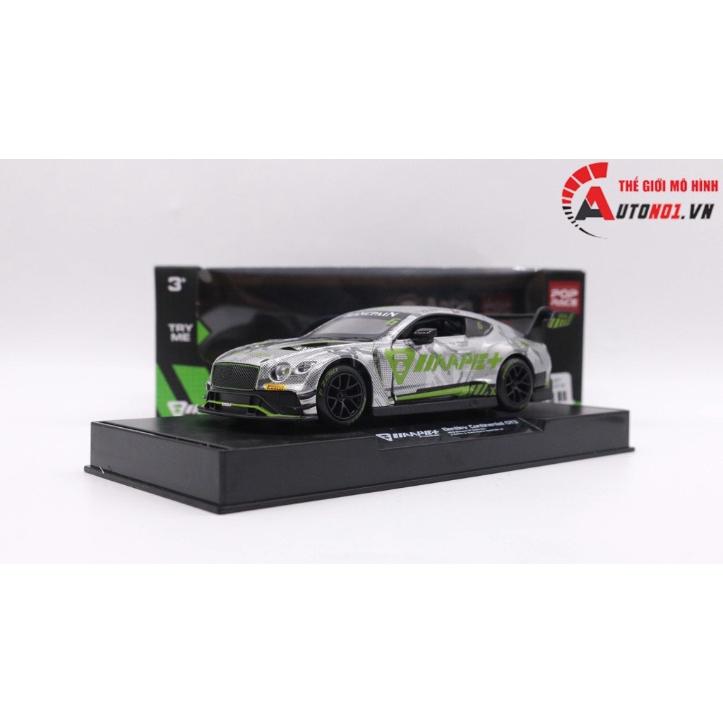 MÔ HÌNH XE BENTLEY CONTINENTAL GT3 2018 BLANCPAIN GT SERIES ASIA 1:32 MAKEDA 7781